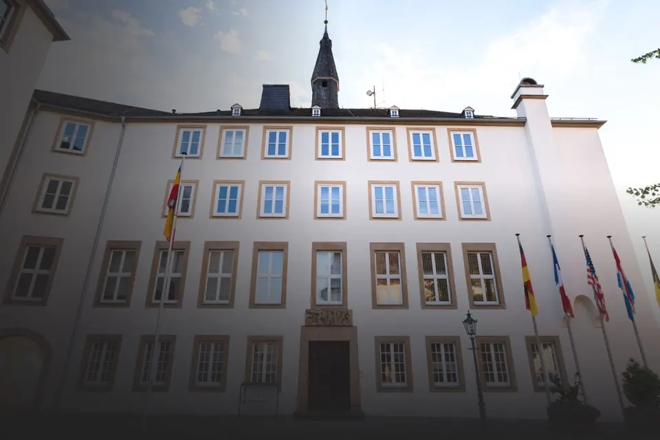Historisches Gebäude in der Innenstadt von Bitburg
